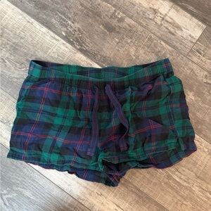 Old Navy Green and Blue Plaid Shorts